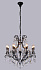 Люстра подвесная CRYSTAL LUX MAGNIFICO MAGNIFICO SP13 BLACK/TRANSPARENT 780Вт 13 лампочек E14