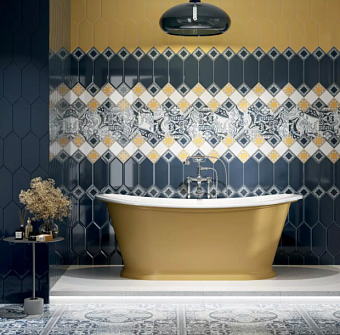 Декор KERAMA MARAZZI Алмаш HGD\A511\SG9174 продолжение угла синий 30х30см 0,09кв.м.
