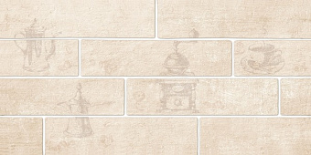 Декор BERYOZA CERAMICA Брик 222901 1 натурал 30х60см 1,62кв.м.