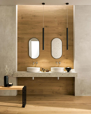 Матовый керамогранит Atlas Concord Италия Entice A84Y Cooper Oak Natural 20х120см 1,44кв.м.
