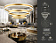 Люстра подвесная Ambrella ACRYLICA Original FA6183 245Вт 3 лампочек LED