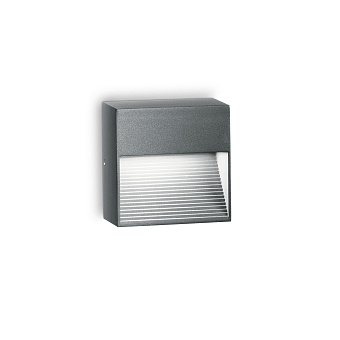 Светильник фасадный IDEAL LUX DOWN 122045 28Вт IP44 G9 антрацит