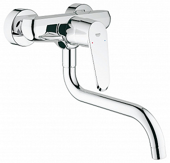 Смеситель для кухни GROHE Eurodisc Cosmopolitan 33772002 поворотный излив хром