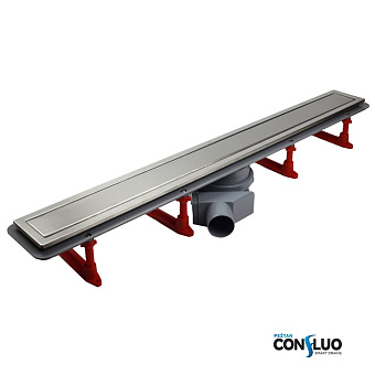 Душевой лоток Pestan 13100005,00 79,6х13,6см горизонтальный сток с решёткой и опорами