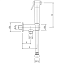 Душевой комплект Cisal Shower SC00791027 бронза