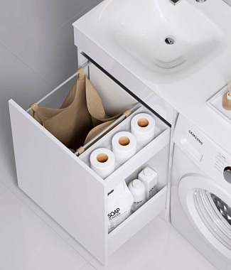 Тумба с раковиной AQWELLA Forma FOR0105KR 50х115х88см