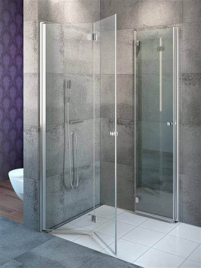 Угловое ограждение RADAWAY Eos KDD-B 100x90 197х100см стекло прозрачное