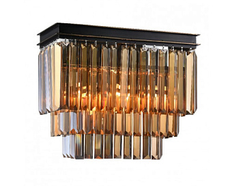 Бра Newport 31100 31102/A black+gold 60Вт E14