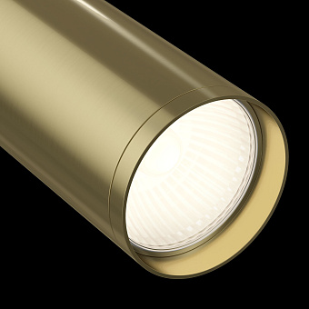 Трековый светильник Maytoni Focus S TR020-1-GU10-BBS 10Вт GU10 латунь для однофазного трека