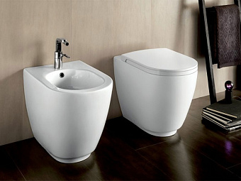 Унитаз напольный Hatria FUSION A0Y1ZA25 безободковый без сиденья