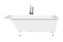 Ванна каменная SALINI CASCATA 104113MRH 169,8х75см встраиваемая