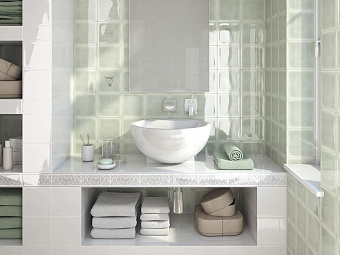 Бордюр KERAMA MARAZZI BLD008 багет фисташковый 15х3см 0,18кв.м.