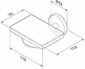 Мыльница AM-PM X-Joy A85A34200 хром