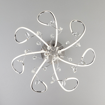 Светильник потолочный Eurosvet Irvine 90106/7 хром 97Вт LED