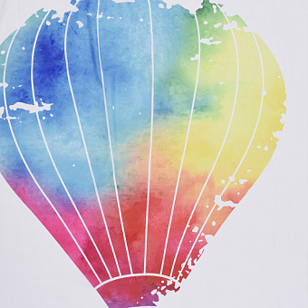 Шторка для ванной WASSERKRAFT Rossel 180х180см мультицвет