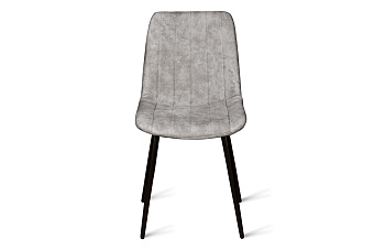 Кухонный стул AERO 46х60х87см сталь/экозамша Snow