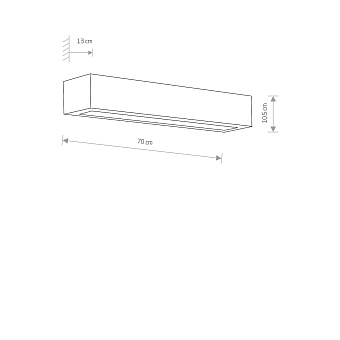Светильник настенный Nowodvorski Gipsy L 2208 120Вт E27