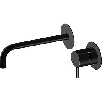 Смеситель для раковины Cisal Less New LN00551640 чёрный (матовый)