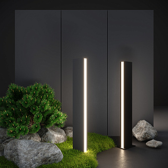 Светильник ландшафтный Elektrostandard Flat a053317 1538 12Вт IP54 LED серый