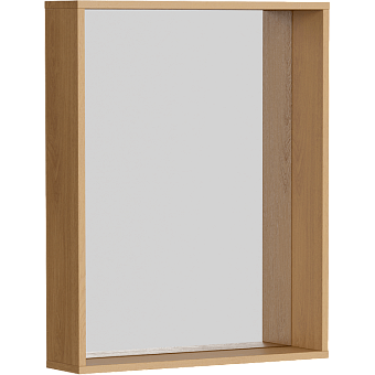 Зеркало AQWELLA Basic BAS0207DZ 14,2х75см с полкой
