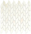 Керамическая мозаика Atlas Concord Италия Marvel Shine A4WK Calacatta Delicato Mosaico Twist Shiny 30,5х30,5см 0,558кв.м.