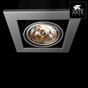 Светильник точечный встраиваемый Arte Lamp CARDANI MEDIO A5930PL-1SI 50Вт G5.3