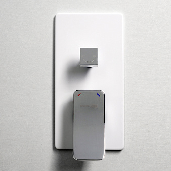 Смеситель для душа WASSERKRAFT Aller 10641W белый/хром