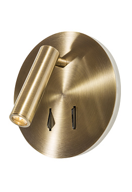 Бра CRYSTAL LUX CLT 223 CLT 223W BZ 9Вт LED