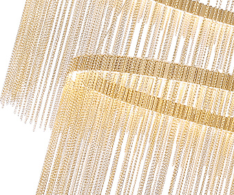 Люстра подвесная KINK Light Агни 08260-80+60,33 67Вт 2 лампочек LED