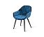 Кухонный стул AERO 58х60х83см велюр/сталь Navy