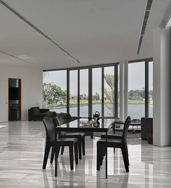 Полированный керамогранит Vallelunga Lucido 6000062 Blu Rett Levigato 20х120см 1,2кв.м.