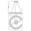 Светильник подвесной Maytoni Amulet MOD555PL-L26CH4K 26Вт LED