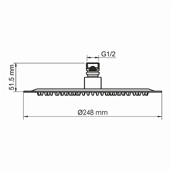 Душевая система WASSERKRAFT Sauer А71207 золото