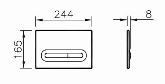Инсталляция с унитазом VITRA Integra Square 9856B003-7206