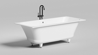 Ванна каменная SALINI ORLANDA 103213G 170х75см встраиваемая