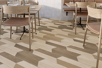 Матовый керамогранит WOW 60 Grad 120279 Grad Chevron B Wood Dark 9,8х52,2см 0,456кв.м.