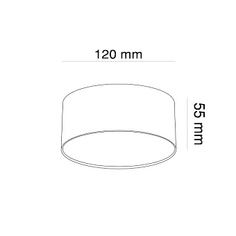 Светильник потолочный Maytoni Zon C032CL-L12B4K 12,5Вт LED