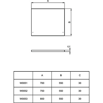 Экран для ванны IDEAL STANDARD SIMPLICITY W005301 3см