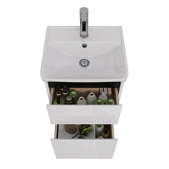 Тумба под раковину напольная LEMARK Combi LM03C45T-black 35х42,6х65см