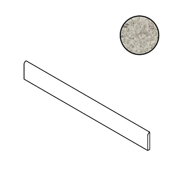 Бордюр Atlas Concord Италия Boost Mix A83P Pearl Battiscopa 7,2х120см 0,518кв.м.