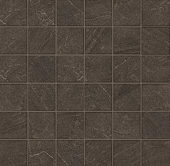 Керамическая мозаика ESTIMA Gabbro Mosaic/GB04_NS/30x30/5x5 коричневый 30х30см 0,09кв.м.