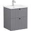 Тумба с раковиной VITRA Root Groove 69417 47х60,5х67см