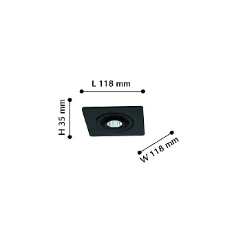 Светильник точечный встраиваемый Favourite Cardine 2416-1U 5Вт LED