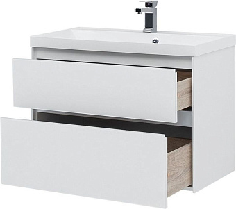 Тумба под раковину напольная AQUANET Гласс 196960 45х89х61см