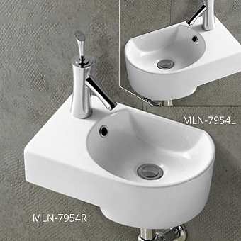 Раковина подвесная MELANA 7954L-805 42х27см