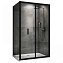 Угловое ограждение Abber Sonnenstrand AG07100B-S100B 195х100см стекло прозрачное