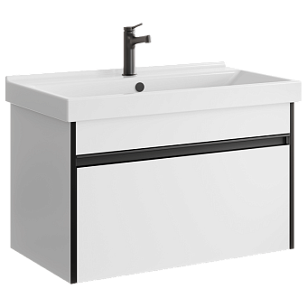 Тумба с раковиной AQWELLA Urban URB0108W 44х76,5х46см