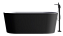 Ванна акриловая Abber AB9209MB 170х80см отдельностоящая