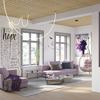 Торшер Odeon CORDA 4398/15FL 15Вт LED