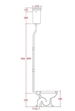 Механизм слива ArtCeram HEA006 71